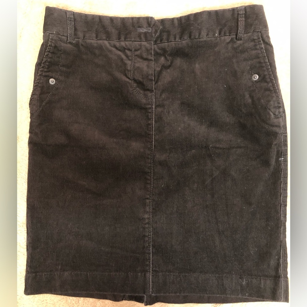 J Crew Corduroy Mini Skirt Size 2P. Brown.NWOT